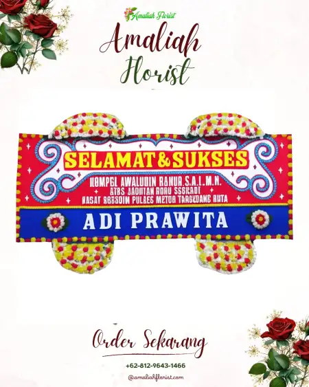 Papan Bunga Ucapan Selamat Mlayang
